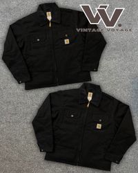 Carhartt Rework Style Black Detroit Jacket- #15825