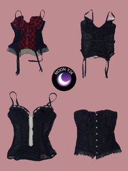 Y2k Romantic Gothic Corsets (M-534)