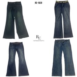 Y2K IT Girl Denim Unique Jeans(RE-1839)