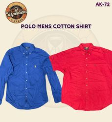 Camisas masculinas Ralph Lauren Polo Ak -72