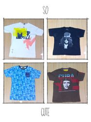 JA 0341 Vintage Printed Round Neck T-shirts