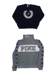 PINK TOPS AND SWEAT SHIRT