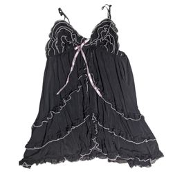 SAY#290 – Y2K Net Top with Ruffle Detailing