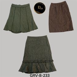 Y2K Wool Skirt | 90s 2000s Vintage Aesthetic Fashi..