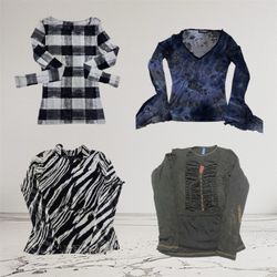 Y2K Women’s Mesh And Mix Tops