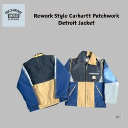 Rework Style Carhartt Patchwork Detroit Jackets