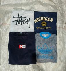 stussy and vintage mix sweatshirts