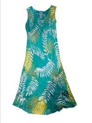 Sea color printed dress  -26/8/25