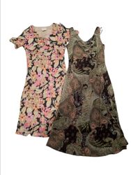 Earthytone long printed dress  -26/8/25