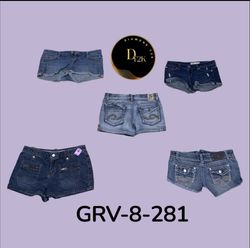 Y2K Denim Mini Short | Retro Vintage Streetwear St..