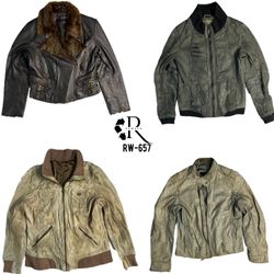 90’s/Y2K Cool Girl Vintage Vibe Leather Jackets(Rw..
