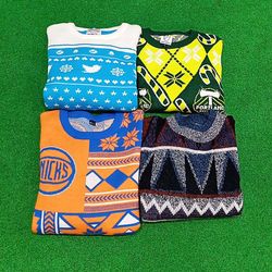 Printed Mix Sweater