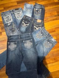 GB19 Y2K Embellished Jeans