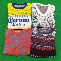 Printed Mix Sweater