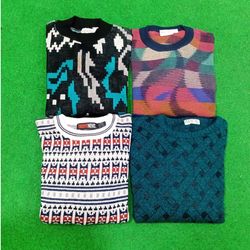 Printed Mix Sweater