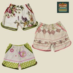 SS25 Upcycled Quilt Patchwork Shorts