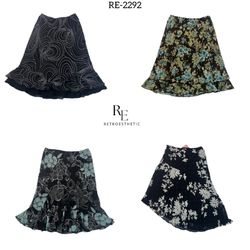 Y2K Soft Girl Floral Summer Skirts (RE-2292)