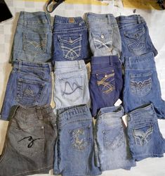 ANGELS AND OTHER BRAND MINI MICRO SHORTS (ID 696)