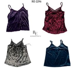 Y2K Pretty Girl Velvet Tops (RE-2296)
