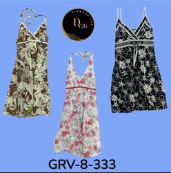 Vestido de algodón impreso vintage Y2K | Estilo ic..