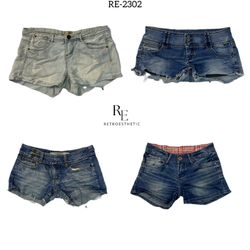 Y2K Britney Era Micro Mini Shorts (RE-2302)