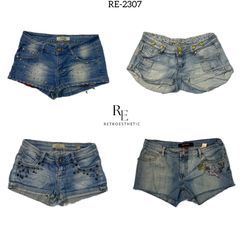 Y2K Britney Era Denim Shorts (RE-2307)