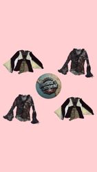 Y2K Flow Fusion Poly Blouses