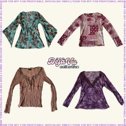 Y2K Pilates Core Soft Girl Mesh Tops (DVC#81)