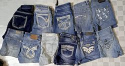 VIGOSS ,BABY PHAT AND OTHER BRAND MINI MICRO SHORT..