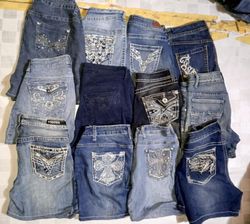 VIGOSS AND OTHER BRAND MINI MICRO SHORTS (MR691)