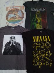 T-shirt de musique de groupe de culture pop rétro ..