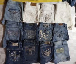 YMI JEANS AND OTHER MIX BRANDS MINI SHORTS (ID 109..