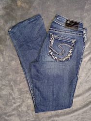 SILVER WALLFLOWER AND OTHER BRAND JEAN'S (ID 787)