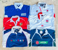 Mixed vintage club rugby bundle 25