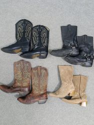 HD1136 Vintage Cowboy Boots