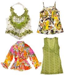 Y2k Flower Girl x Pretty Tops: S-1259