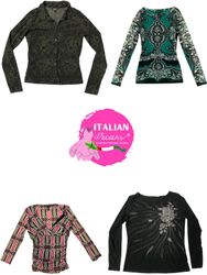 Y2k dark colors full sleeves mesh tops