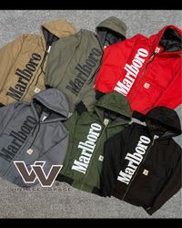 Carhartt x Marlboro Rework Style Misturas de Cores..