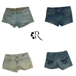 Y2k denim Unique shorts (RW-1074)