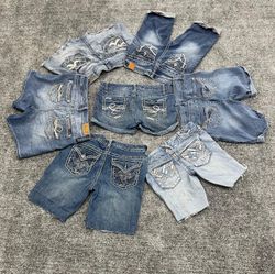 Y2k embelished sexy shorts (R-50-1210)