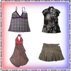 Plaid and Polka Dot tops, skirts and dresses (SS-1..