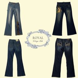 Y2K Trendy Flare Jeans