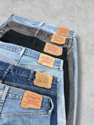 Jeans Vintage Levis Mix Code / 501 Paper Tag (F-31..