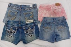 IQ0706 Y2K Chic Angel Shorts