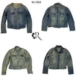 Y2Kユニークデニムジャケット（RW-1009）
