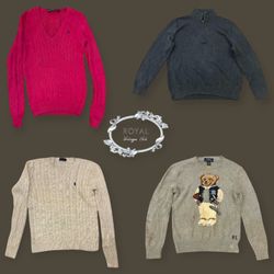  Pulls Polo Ralph Lauren, y compris en tricot côte..