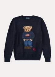US Flag And Bear Sweater Ralph Lauren Sweater