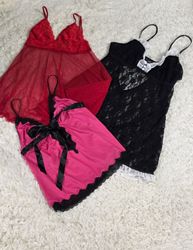 Y2k cami and lingerie tops