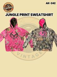 Jungle-Druck Sweatshirt