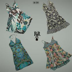 Y2K The Mysterious Girl Mix Summer Dresses (AA-234..